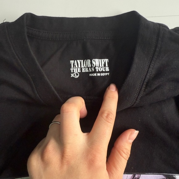 Taylor Swift The Eras Tour Graphic T-Shirt Tee Black Sz XL Casual Concept Shirt - Picture 3 of 6